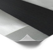 空手黒帯 ポスター (角)