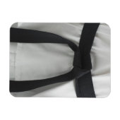 空手黒帯 マグネット (横)