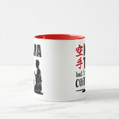 空手 -でもコーヒーを最初に マグカップ (中央)
