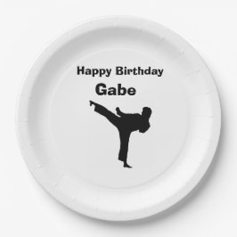 "空手"の紙皿 ペーパープレート