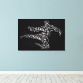 空手 キャンバスプリント (インサイチュ (ウッドフロア))