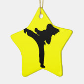 空手 セラミックオーナメント (左)