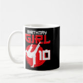 空手 テコンドー 10歳の誕生日 武道 コーヒーマグカップ (左)