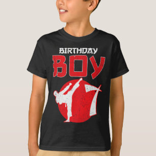 空手 テコンドー 7歳 誕生日 武道 Tシャツ