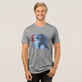 空手 トライブレンドＴシャツ (正面全面)