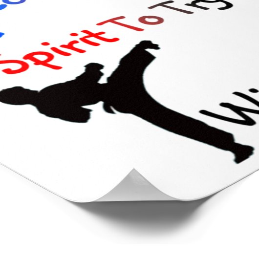 空手 ポスター (角)