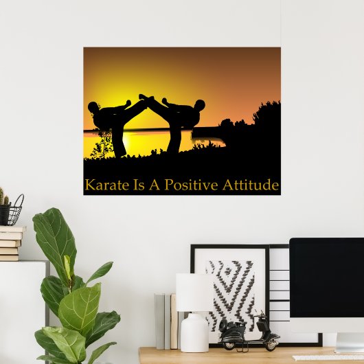 空手 ポスター (ホームオフィス)