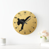 空手 ラージ壁時計 (ホーム)