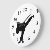 空手 ラージ壁時計 (傾斜)