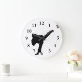 空手 ラージ壁時計 (ホーム)