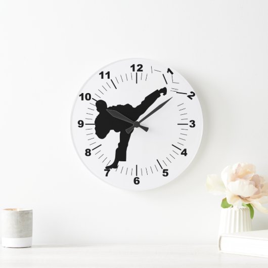 空手 ラージ壁時計 (ホーム)