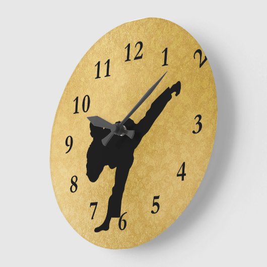 空手 ラージ壁時計 (傾斜)