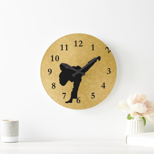 空手 ラージ壁時計 (ホーム)