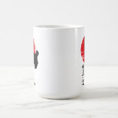 空手 回し蹴り コーヒーマグカップ (中央)