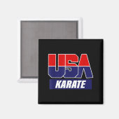 空手 武道 2021 USA チーム マグネット (正面/裏面)