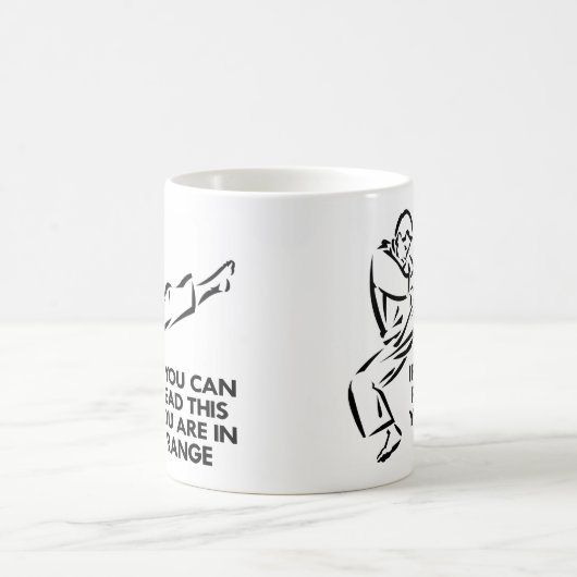 空手、MMAの範囲にあります コーヒーマグカップ (中央)