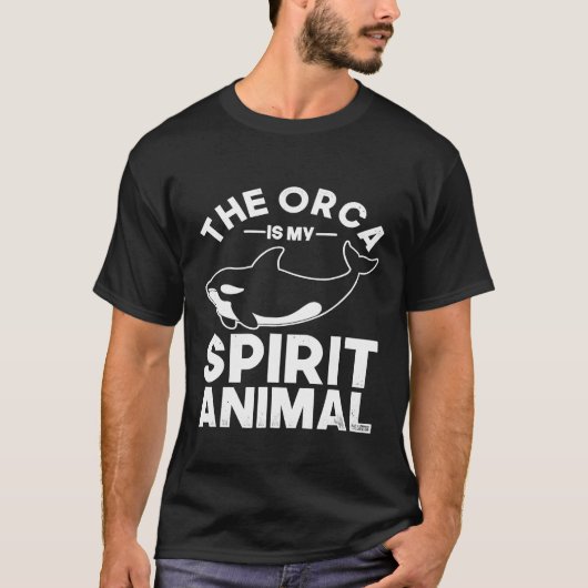 空手 – The Orca Is My Spirit Animal Orca Tシャツ (正面)