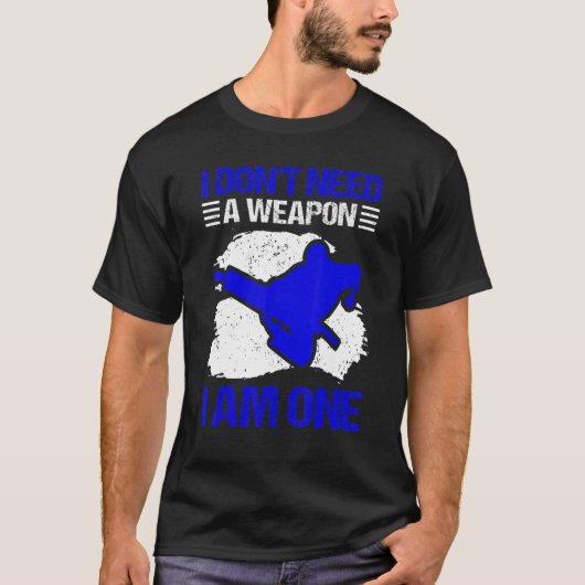 空手Iは武器を必要としないIは1つの空手2 Tシャツ (正面)