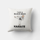 空手Iは黒帯空手だ クッション (裏面)