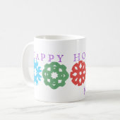 空手Katの幸せな休日--個人化なるため コーヒーマグカップ (正面左)