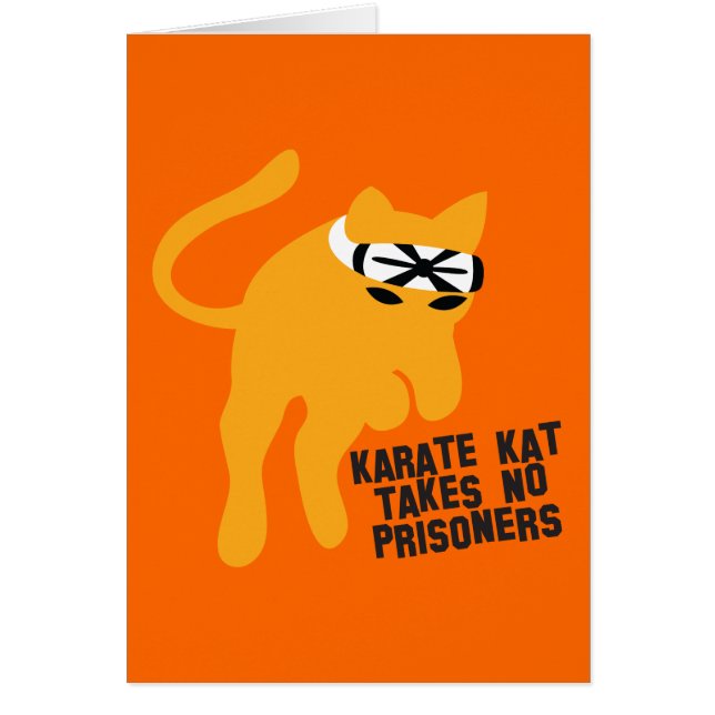 空手KAT (猫)は熱心になります (正面)