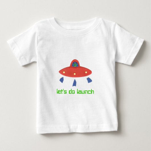 空手Kat UFO ベビーTシャツ (正面)