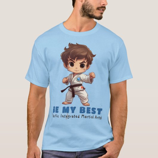 空手Tシャツ 最高の自分で Tシャツ (正面)