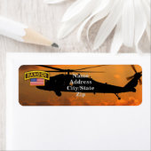 空挺型レンジャーズ退役軍人ベットLRRP ラベル (インサイチュ)