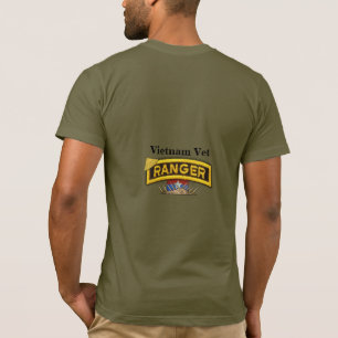 空挺型レンジャーズ退役軍人ベットLRRP Tシャツ