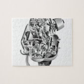 空挺堡の断面図 ジグソーパズル (横)