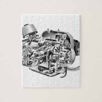 空挺堡の断面図 ジグソーパズル