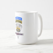 空挺式射撃機ジャンプマスター記念 コーヒーマグカップ (正面右)