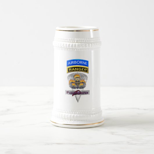 空挺式射撃機マスターフレーミングパラシュート翼 ビールジョッキ (中央)