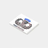 空挺翼とパラトロオペルを持つ米国国旗 ポストイット (アングル)