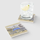 空挺翼 – 獲得与え無 ストーンコースター (横)