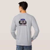 空挺落下傘部隊 Tシャツ (裏面フル)