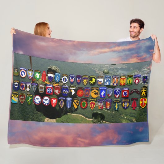 空挺部隊 フリースブランケット (インサイチュ)