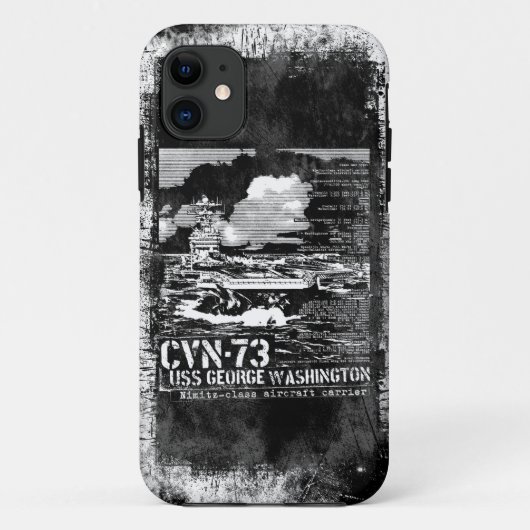 空母ジョージ・ワシントン Case-Mate iPhoneケース (裏面)