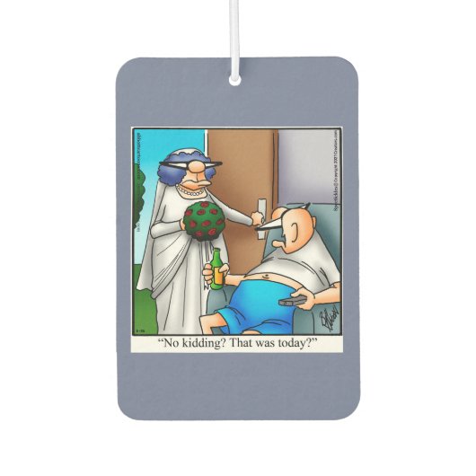 空気おもしろいフレッシュナーグルームリマインダーギフト カーエアーフレッシュナー (正面)