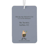 空気おもしろいフレッシュナーグルームリマインダーギフト カーエアーフレッシュナー (裏面)