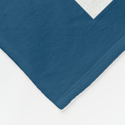 空気および水ポスターの浮遊物の飛行機の眺め フリースブランケット (角)