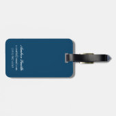 空気および水ポスターの浮遊物の飛行機の眺め ラゲッジタグ (裏面横)