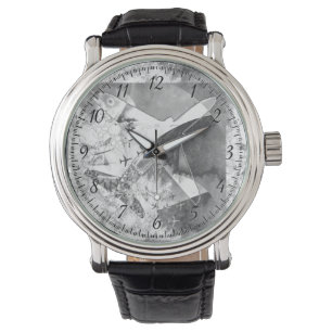 空気および鋼鉄 腕時計