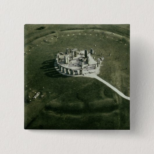 空気からのStonehenge 缶バッジ (正面)