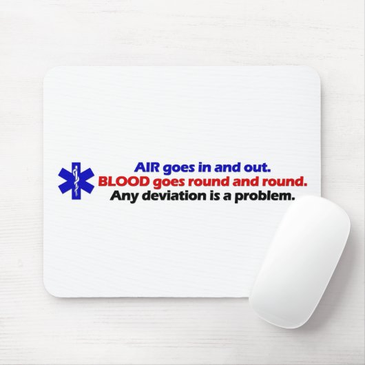 空気か血 マウスパッド (マウス)