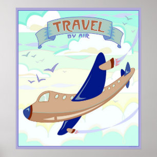 空気による旅行 ポスター