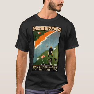 空気による空気連合~パリロンドンパリ Tシャツ