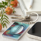 空気のようなベールのキーホルダー キーホルダー (正面右)