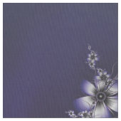 空気のようなラベンダーの花柄 ファブリック (クローズアップ)