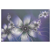 空気のようなラベンダーの花柄 ファブリック (ファットクウォーター)